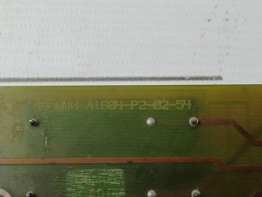 Siemens C98043-a1604-l Control Board C98040-a1604-p2-02-86 V1 94V-0