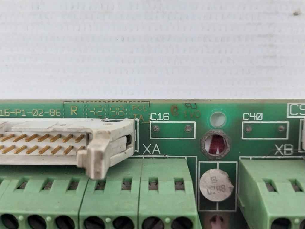 Siemens C98043-a1616-l1-04 Terminal Board