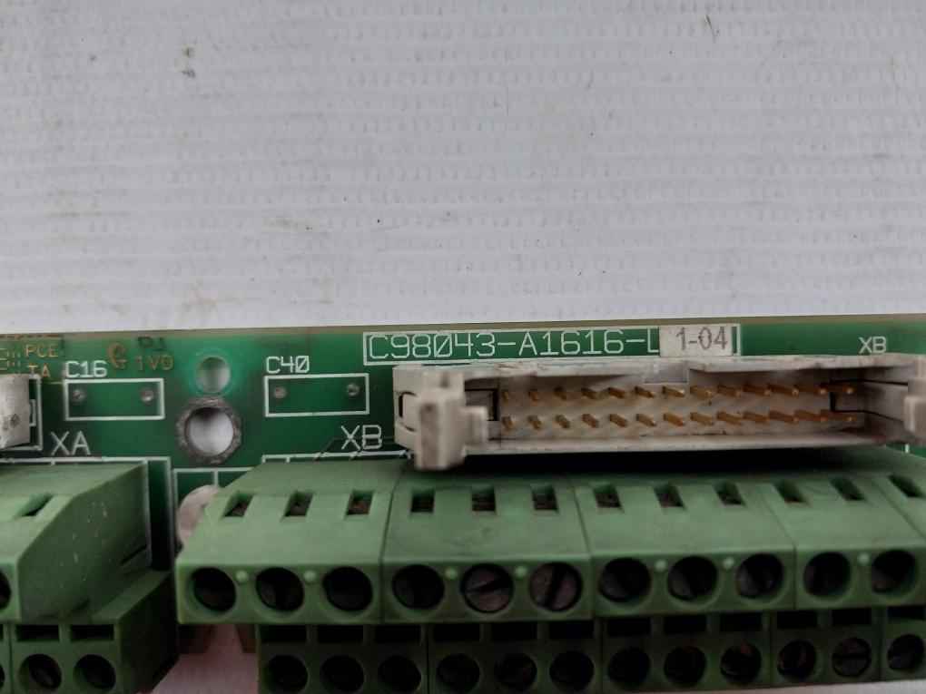Siemens C98043-a1616-l1-04 Terminal Board