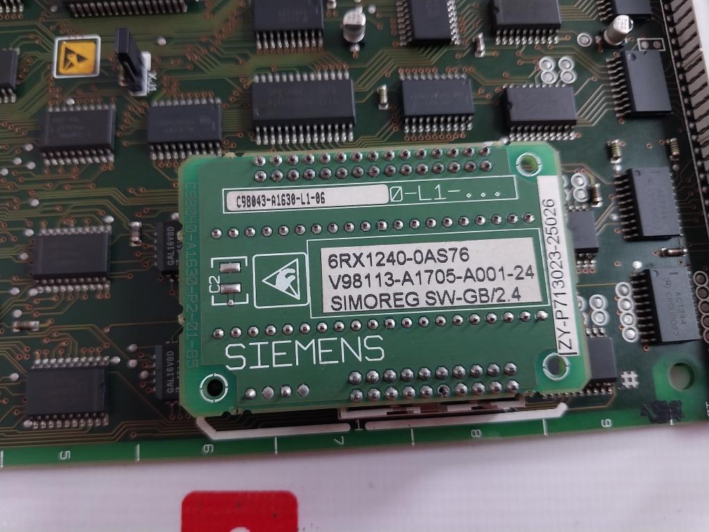 Siemens C98043-a1630-l1-06 Simoreg Printed Circuit Board