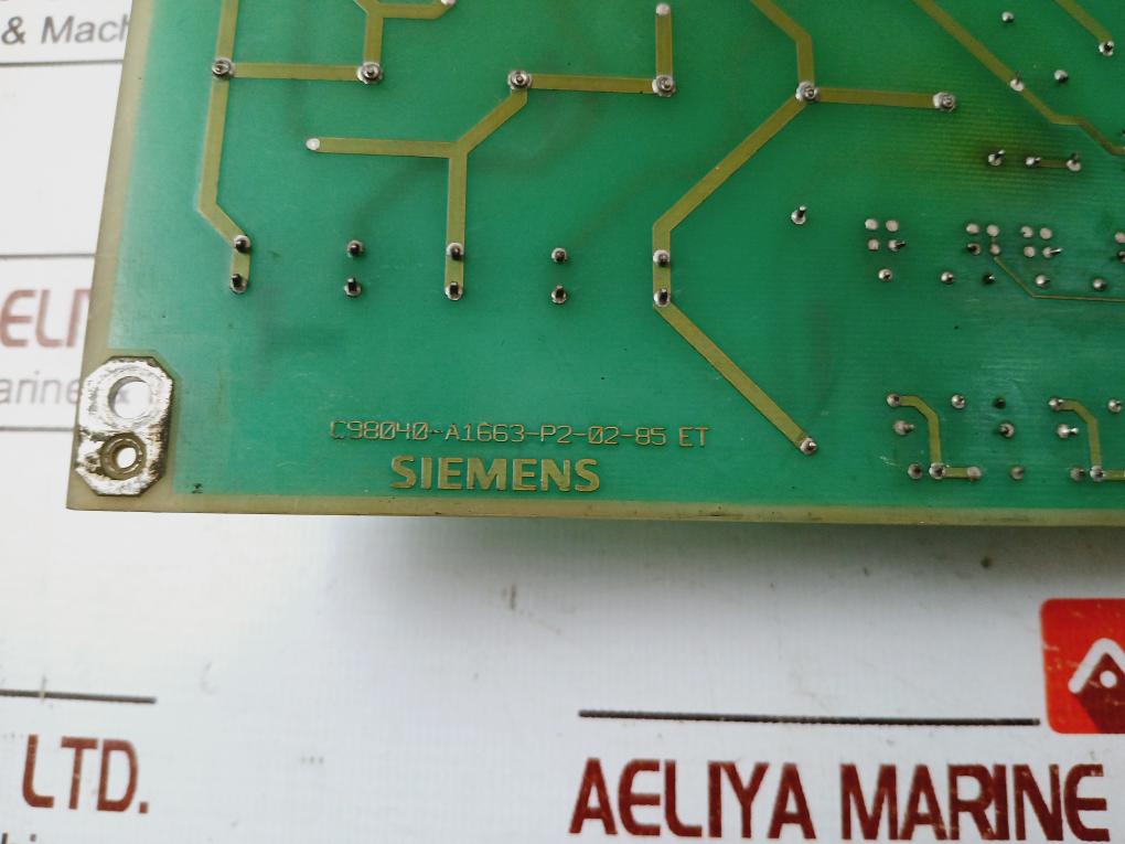 Siemens C98043-a1663-l41-08 Power Board C98040-a1663-p2-02-85