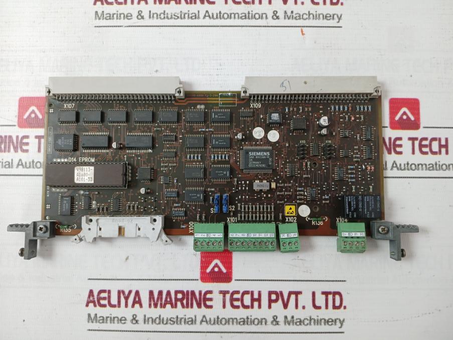 Siemens C98043-a1680-l1 Control Module C98040-a1680-p2-3-z186 6Se7090-0Xx85-1Da0