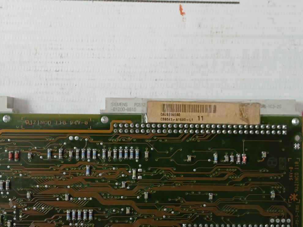 Siemens C98043-a1680-l1 Control Module C98040-a1680-p2-3-z186 6Se7090-0Xx85-1Da0