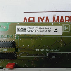 Siemens C98043-a7002-l1-12 Converter Power Supply Board C98040-a7002-c1-5