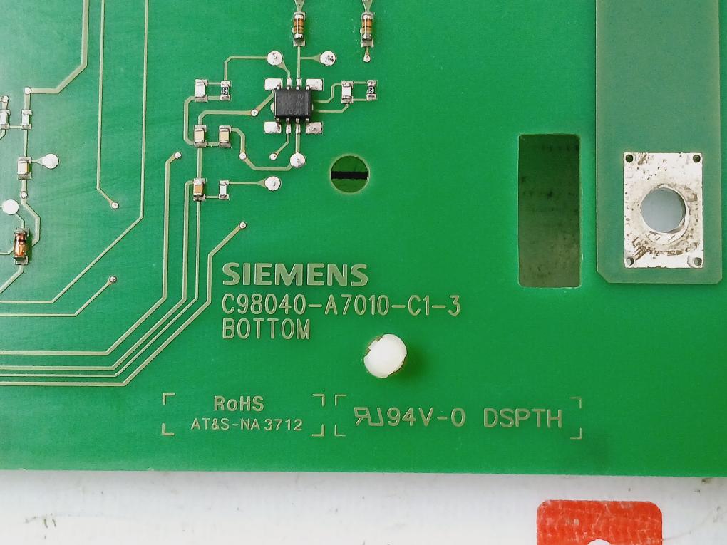 Siemens C98043-a7010-l2-5 Drive Board C98040-a7010-c1-2