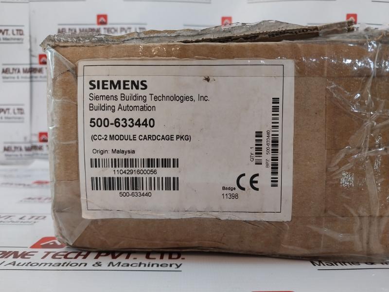 Siemens Cc-2 Module Card Cage Set Rev 1 500-633440 1104291600056