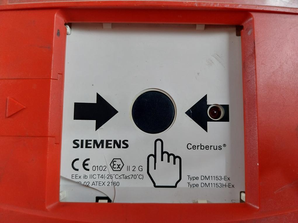 Siemens Cerberus Dm1153-ex Manual Call Point