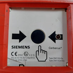 Siemens Cerberus Dm1153-ex Manual Call Point