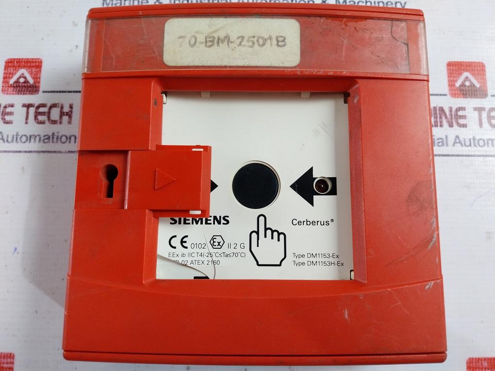 Siemens Cerberus Dm1153-ex Manual Call Point