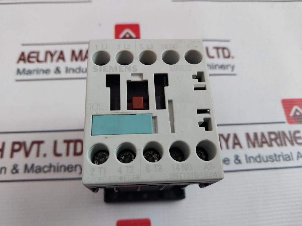 Siemens Contactor 3Rt1016-1Bb41 7…10.3 Lb.In