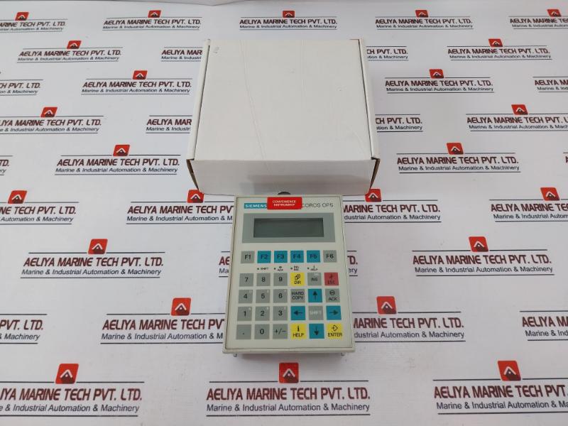 Siemens Coros Op5 6av3505-1fb12 Op5-a2 Operator Panel 4 Line Display