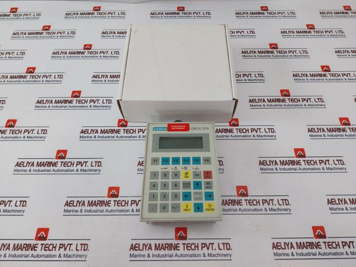 Siemens Coros Op5 6av3505-1fb12 Op5-a2 Operator Panel 4 Line Display