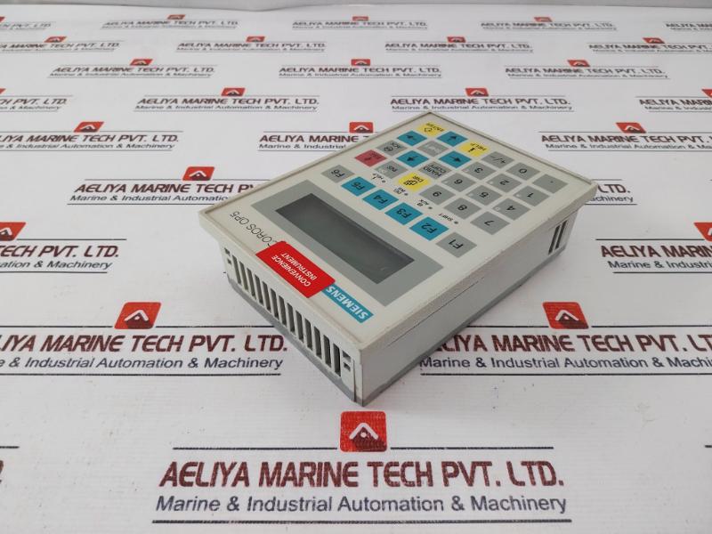 Siemens Coros Op5 6av3505-1fb12 Op5-a2 Operator Panel 4 Line Display