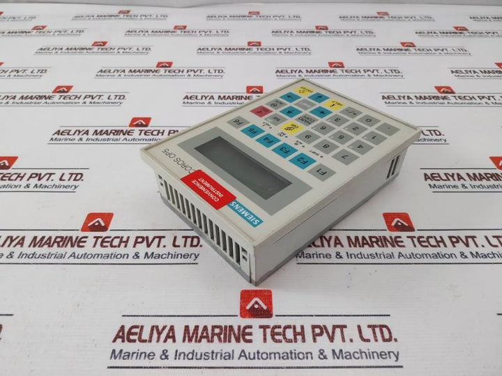 Siemens Coros Op5 6av3505-1fb12 Op5-a2 Operator Panel 4 Line Display