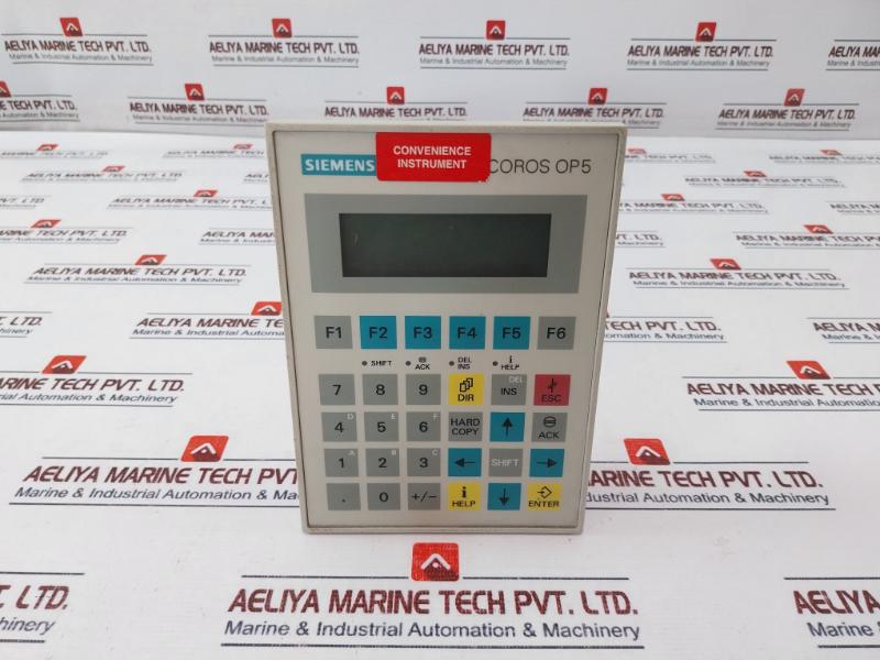 Siemens Coros Op5 6av3505-1fb12 Op5-a2 Operator Panel 4 Line Display