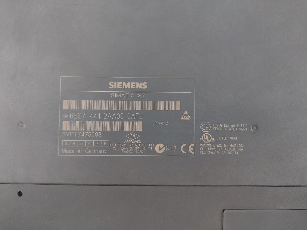 Siemens Cp 441-2 Simatic S7 Communication Processor 6Es7 441-2Aa03-0Ae0