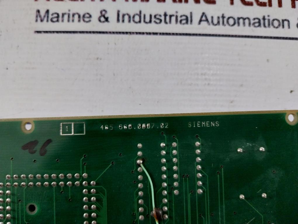 Siemens Cs5 6dd1660-0ah0 Interface Board