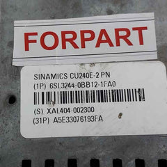 Siemens Cu240e-2 Pn Control Unit 24vdc Max 1.5a A5e02971467 (Not Working)