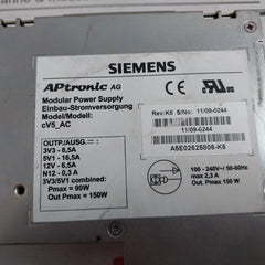 Siemens Cv5_Ac Modular Power Supply A5E02625806-k6 100-240V/50-60Hz 2,3A 150W