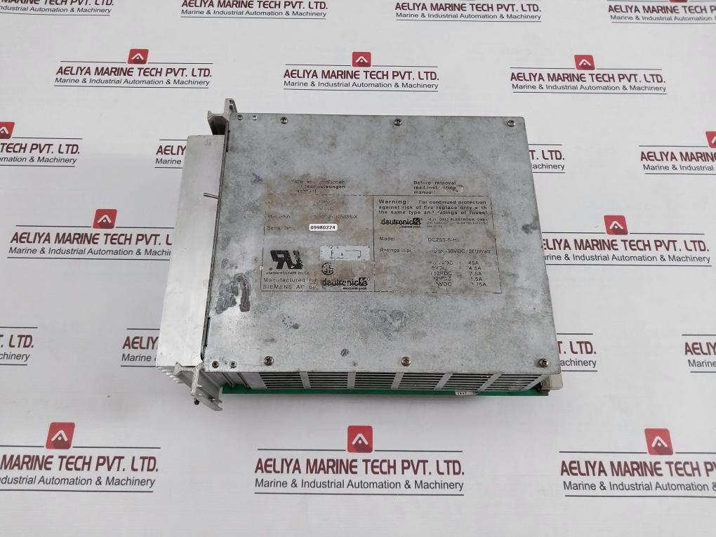 Siemens Dc250-5-hl Psuhc Power Supply S30122-k5035-x -40 To -60Vdc, 250Watt