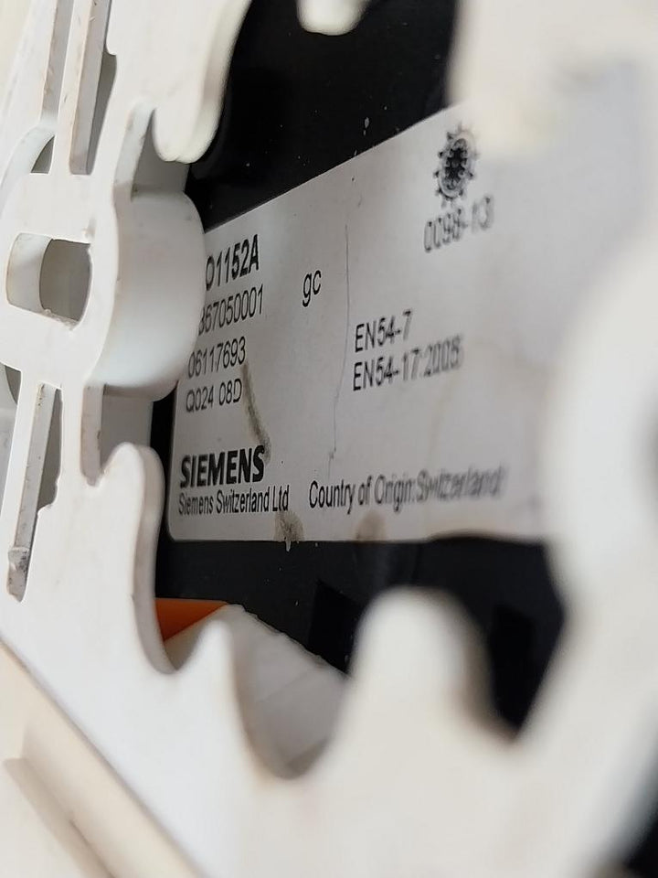Siemens Do1152A Smoke Detector 4867050001 Gc