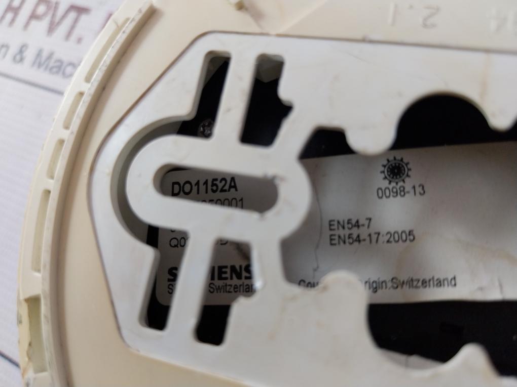 Siemens Do1152A Smoke Detector 4867050001 Gc