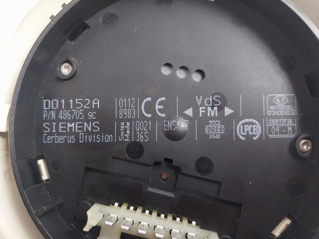 Siemens Do1152A Smoke Detector En54-7 Q021 36S