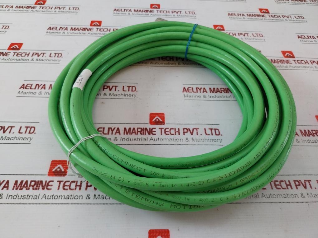 Siemens E195088 Motion Connect Connection Cable 10m Fl25s7-k121, E223748-lfr