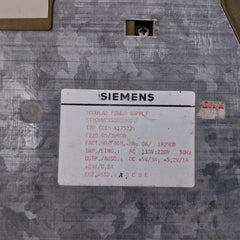 Siemens E220 G5/3Wrgd Modular Power Supply Ac 110 220V 50Hz