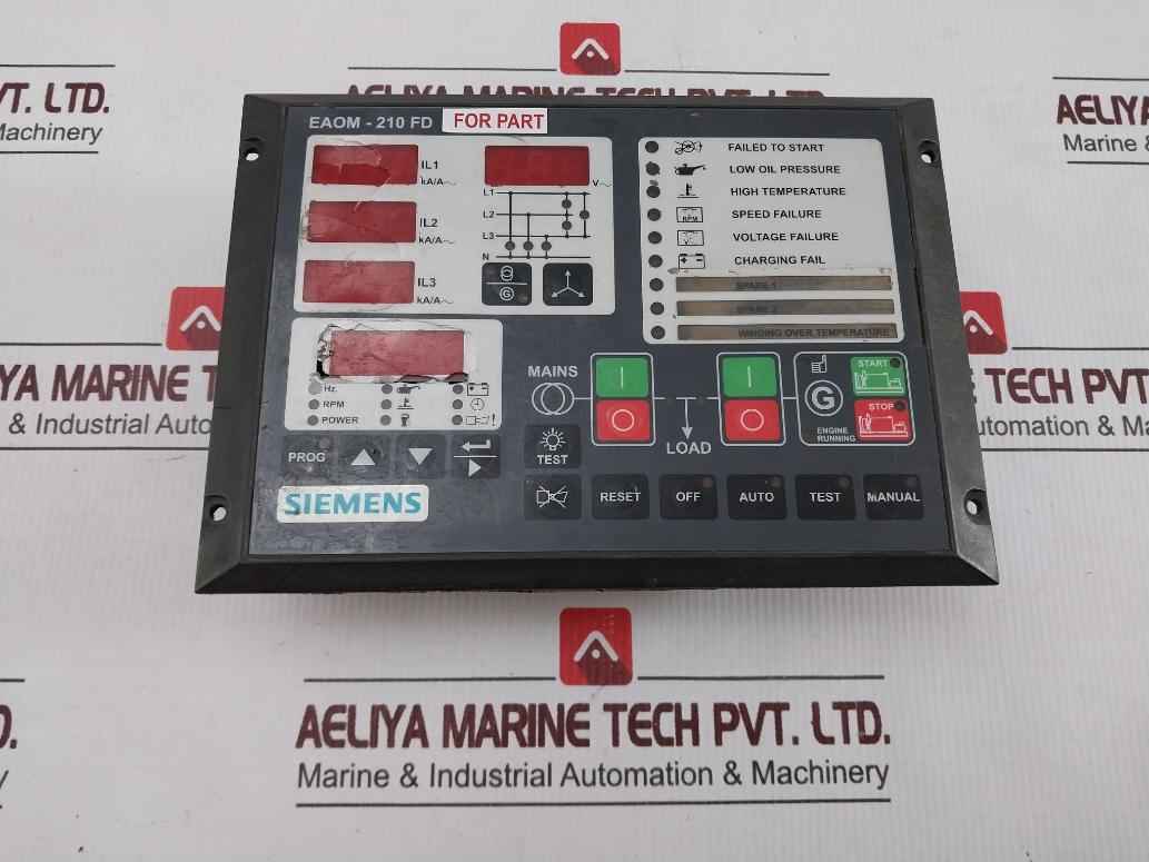 Siemens Eaom-210 Fd.S_Spk Generator Controller Unit 16A 250V (Not Working)