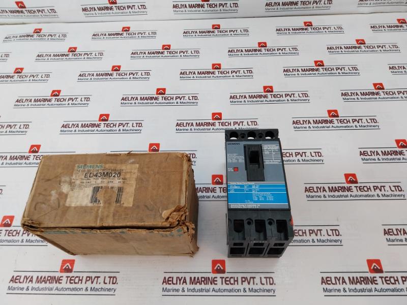 Siemens Ed43M020 Sentron Series Circuit Breaker