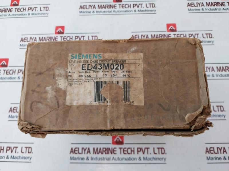 Siemens Ed43M020 Sentron Series Circuit Breaker