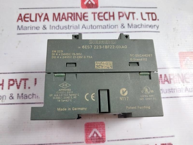 Siemens Em 223 Dc/dc 6es7 223-1bf22-0xa0 Input/output Module