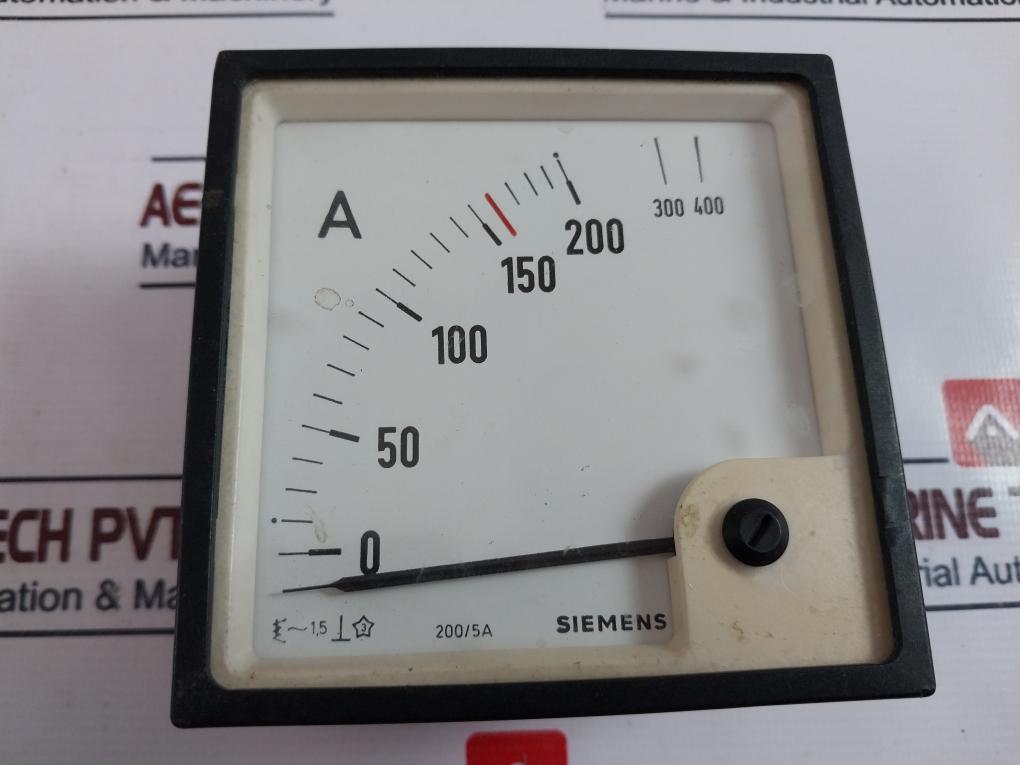 Siemens Eq 96 K Ammeter 0-200/400 A