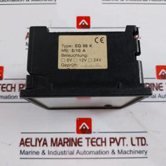 Siemens Eq 96 K Ampere Meter 600/5A 0-600/1200A