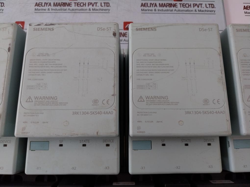 Siemens ET 200PRO Motor Starters 6ES7 194-4AD00-0AA0 DC24V