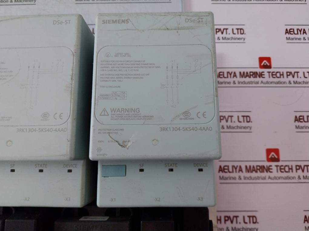Siemens ET 200PRO Motor Starters 6ES7 194-4AD00-0AA0 DC24V