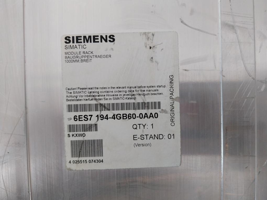 Siemens Et 200Pro Motor Starters 6Es7 194-4Ad00-0Aa0 Dc24V