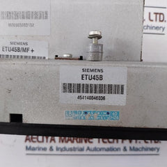 Siemens Etu45B Circuit Breaker 440V