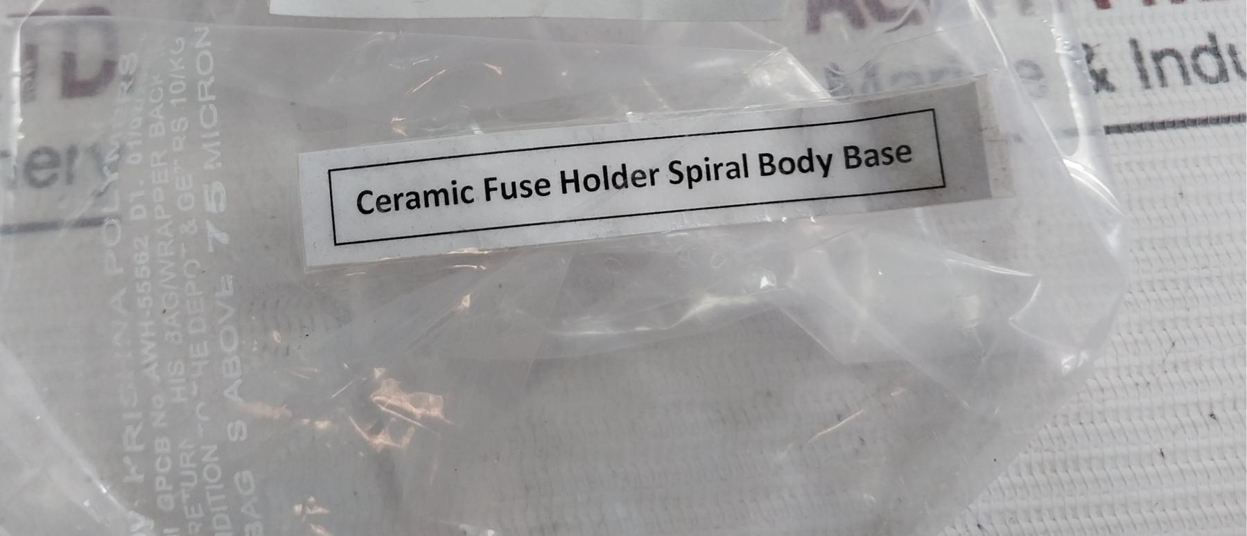 Siemens Ez100 Ceramic Fuse Holder Spiral Body Base 500/750V