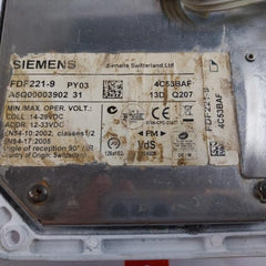 Siemens Fdf221-9 Flame Detector 14-28 Vdc 4C53Baf