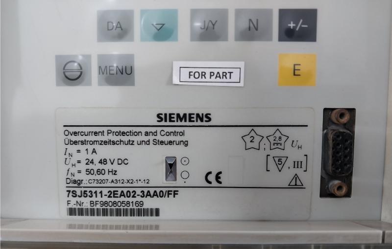 Siemens Fovercurrent Protection 7Sj5311-2Ea02-3Aa0/Ff