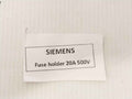 Siemens Fuse Holder 20A 500V