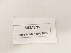Siemens Fuse Holder 20A 500V