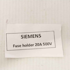 Siemens Fuse Holder 20A 500V