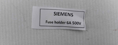 Siemens Fuse Holder 6A 500V