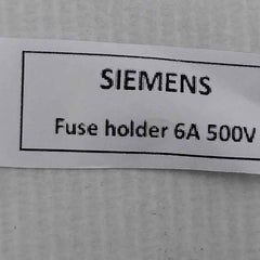 Siemens Fuse Holder 6A 500V