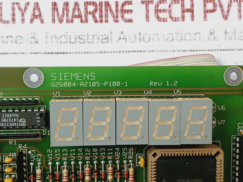 Siemens G26004-a2105-p100-1 B7K Cpu-platine Printed Circuit Board Rev 1.2