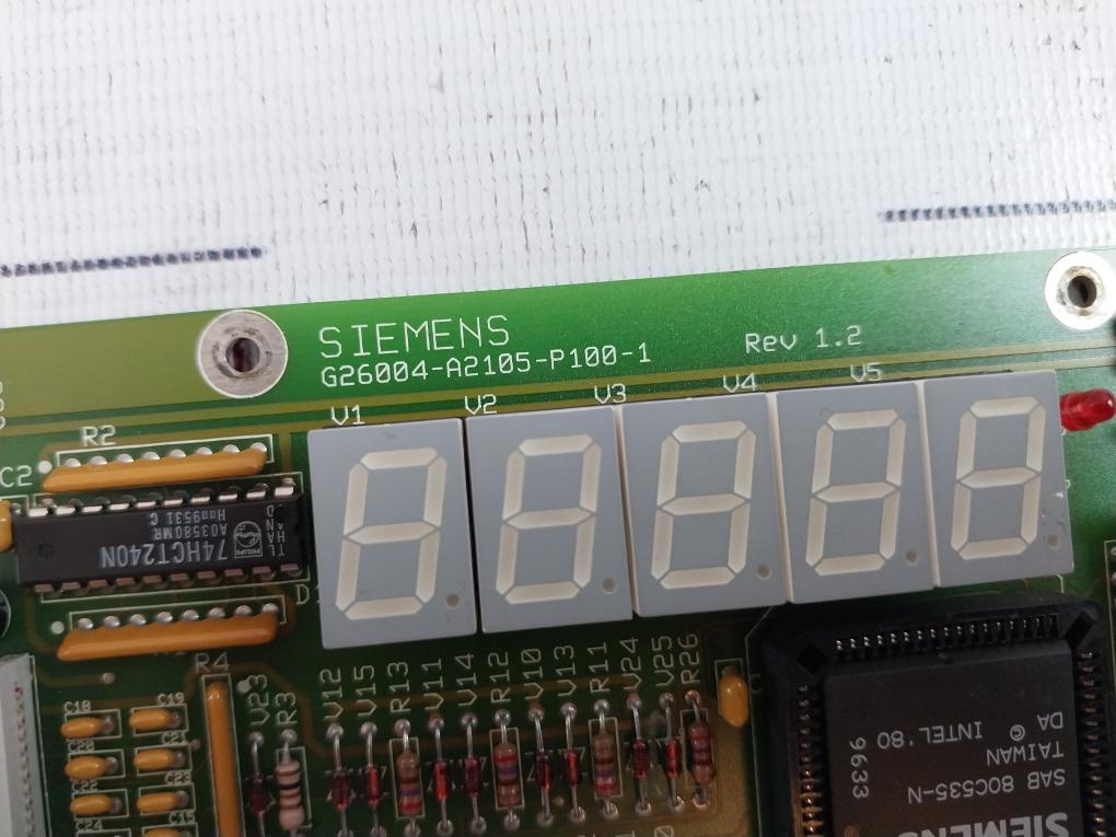 Siemens G26004-a2105-p100-1 B&amp;K Cpu-platine Board Rev: 1.2
