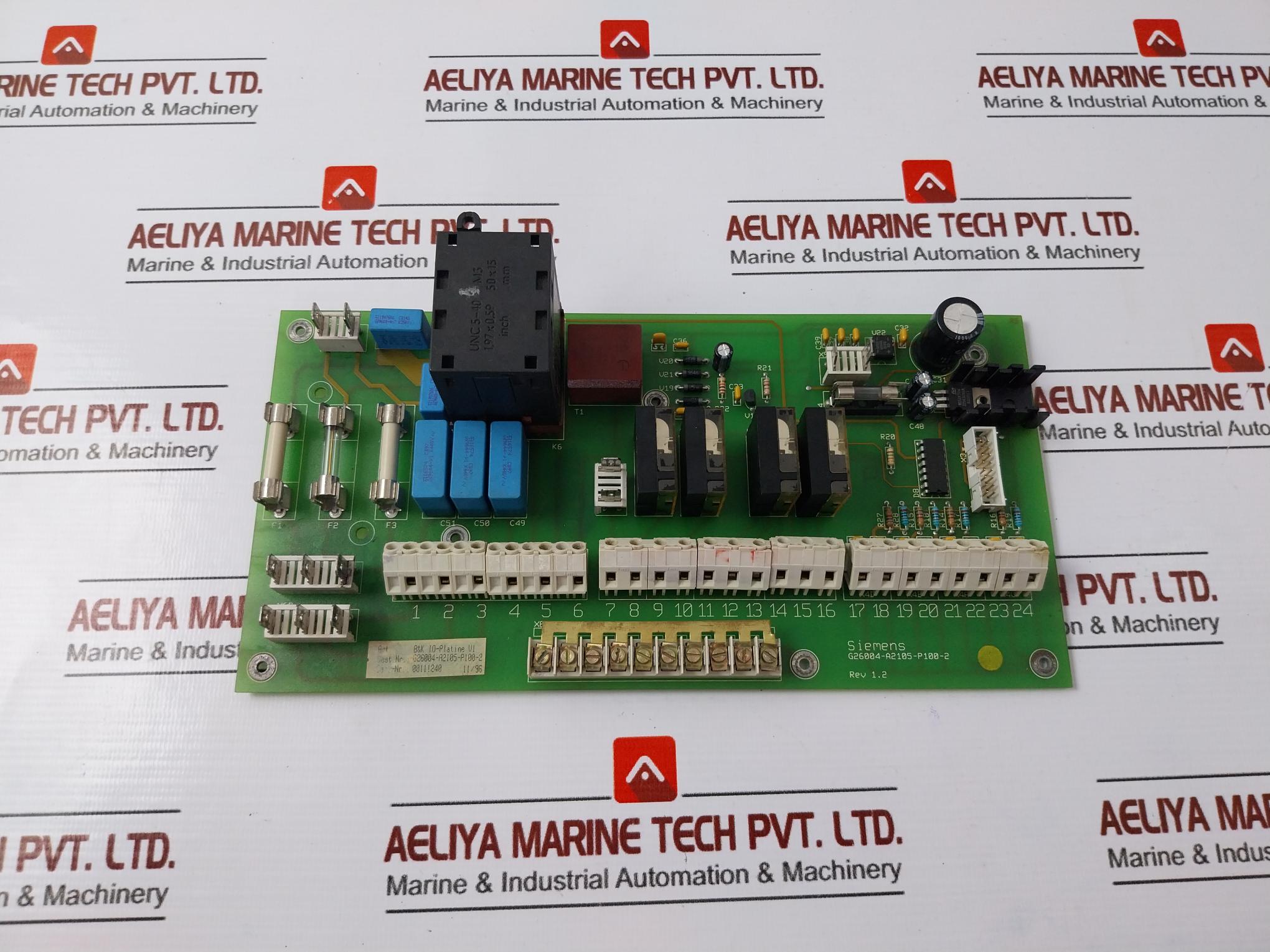 Siemens G26004-a2105-p100-2 B&k Io-platine V1 Circuit Board